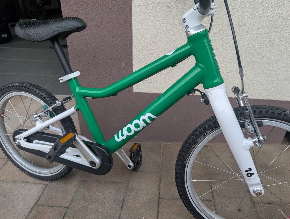 Woom 3 zielony jak nowy z gwarancja
