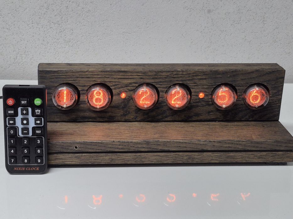 Zegar nixie 6x lc513 dolam z pilotem