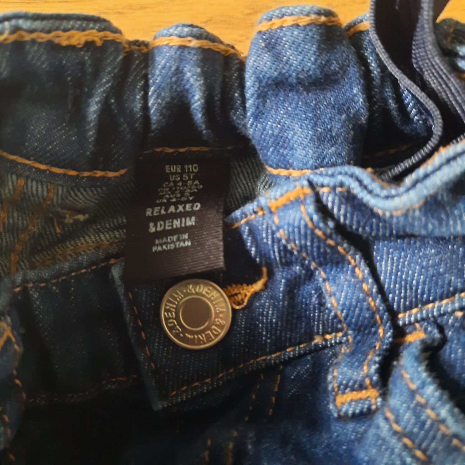 Spodnie chłopięce 110 jeans