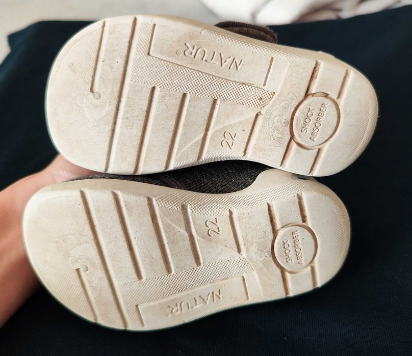 Капці waldi natur 22 розмір, 14 см устілка