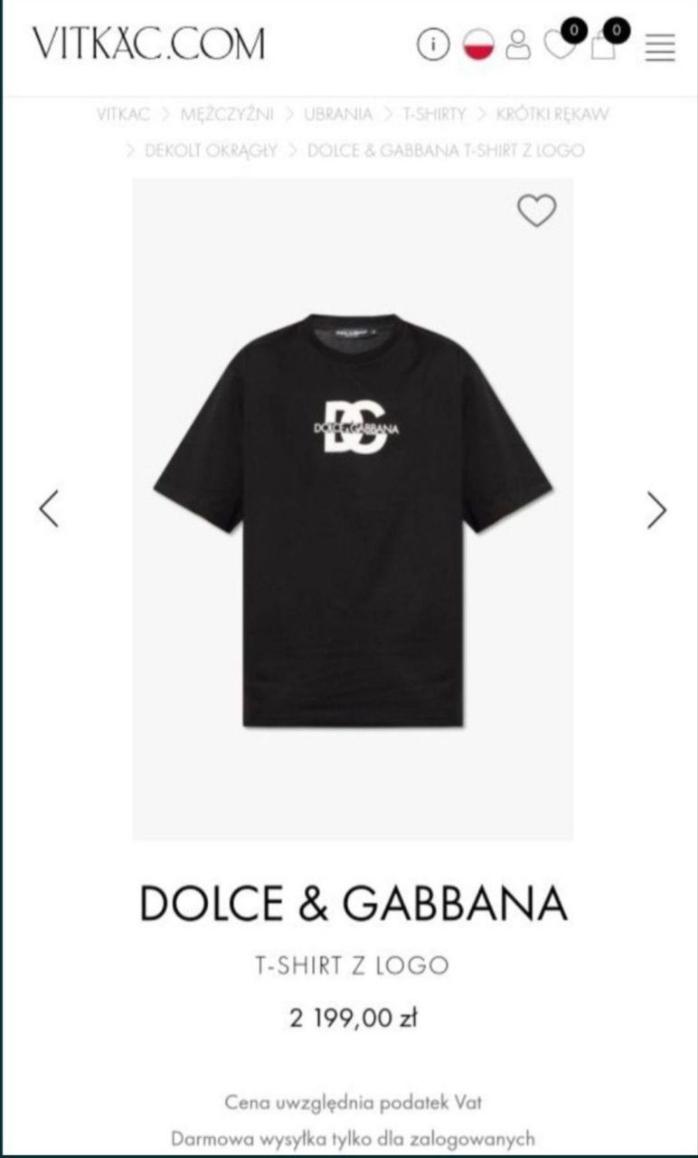 Dolce gabbana t-shirt s