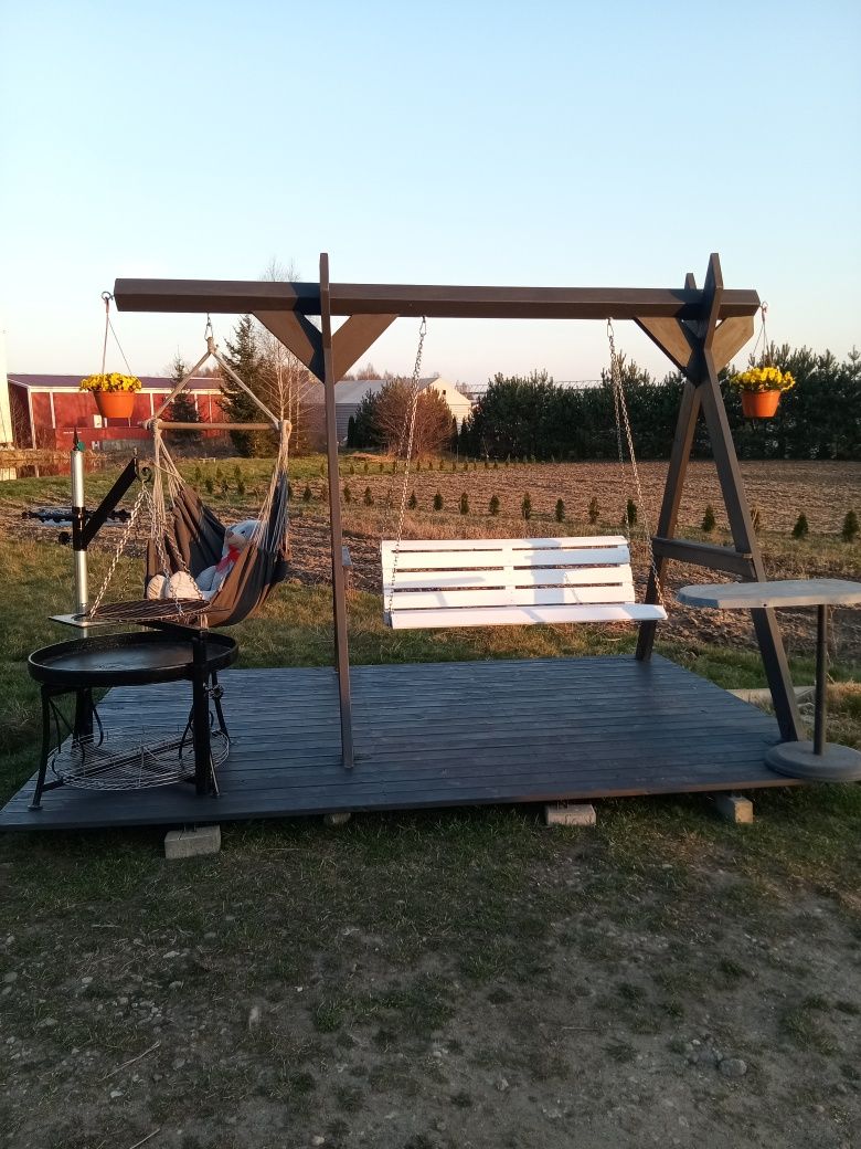 Huśtawka z podestem