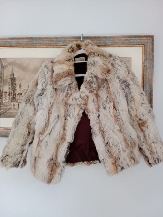 Futerko futro z królika krótkie mięciutkie