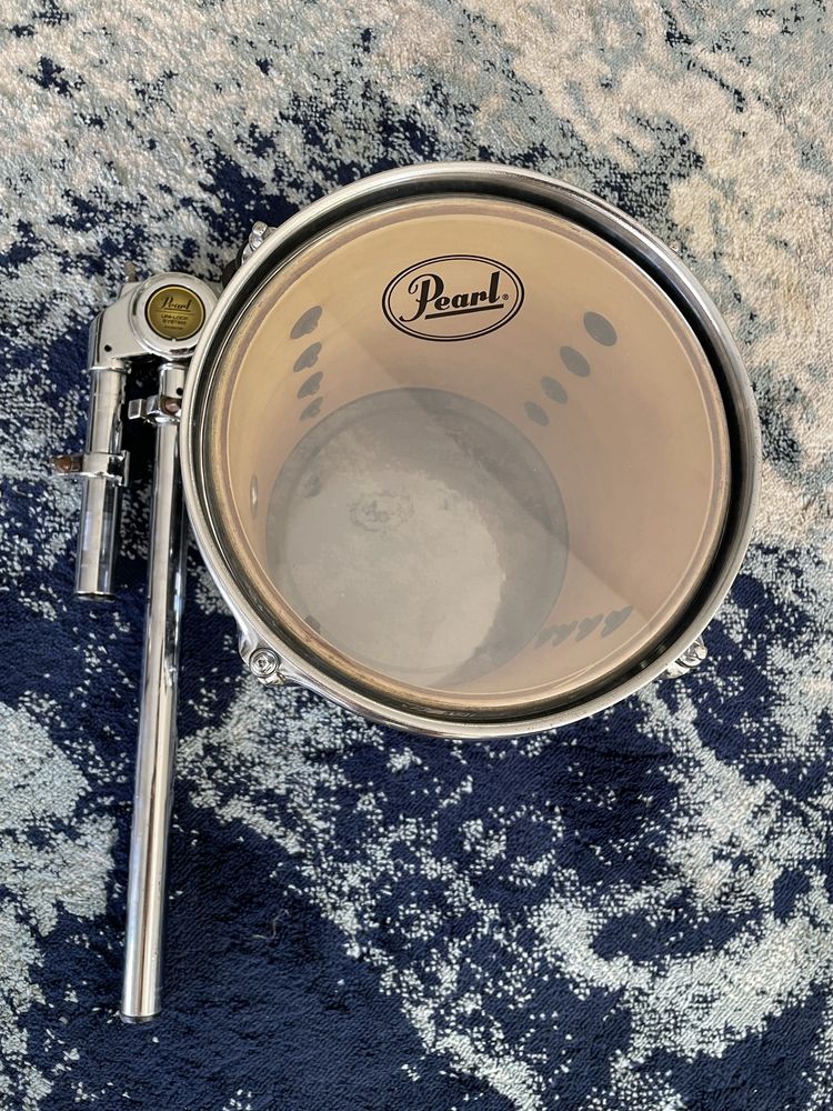 Timbalao Pearl Session 8 + banco + suporte tarola