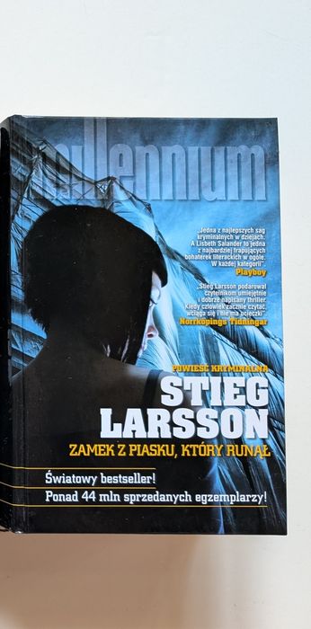 Stieg Larsson zamek z piasku który runął