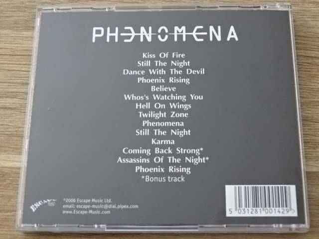 Phenomena - Phenomena (CD) 1985 Whitesnake Glenn Hughes