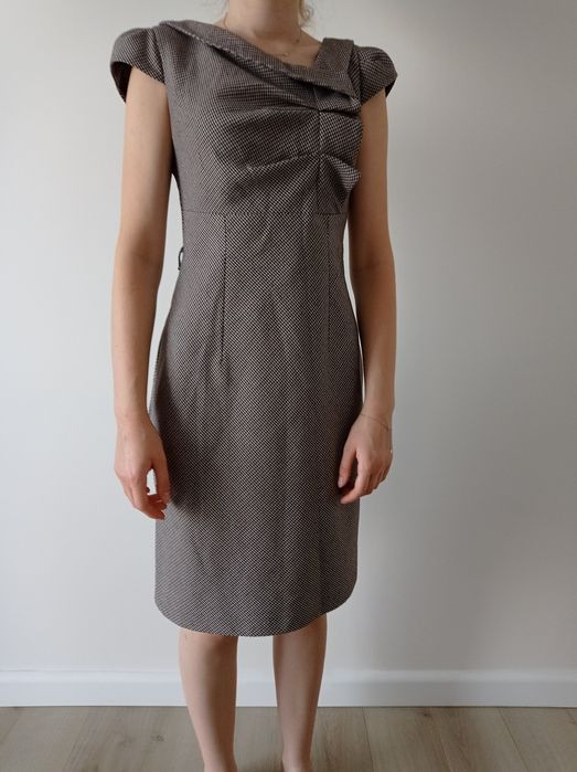 Sukienka elegancka Orsay s 36 bdb w pepitke