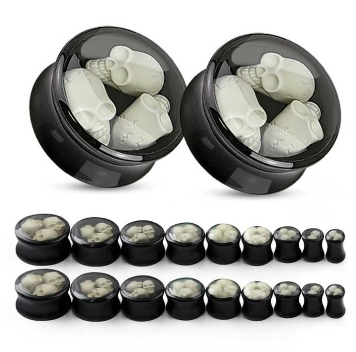 Brincos piercings alargadores plugs  expanders tuneis janelas orelha