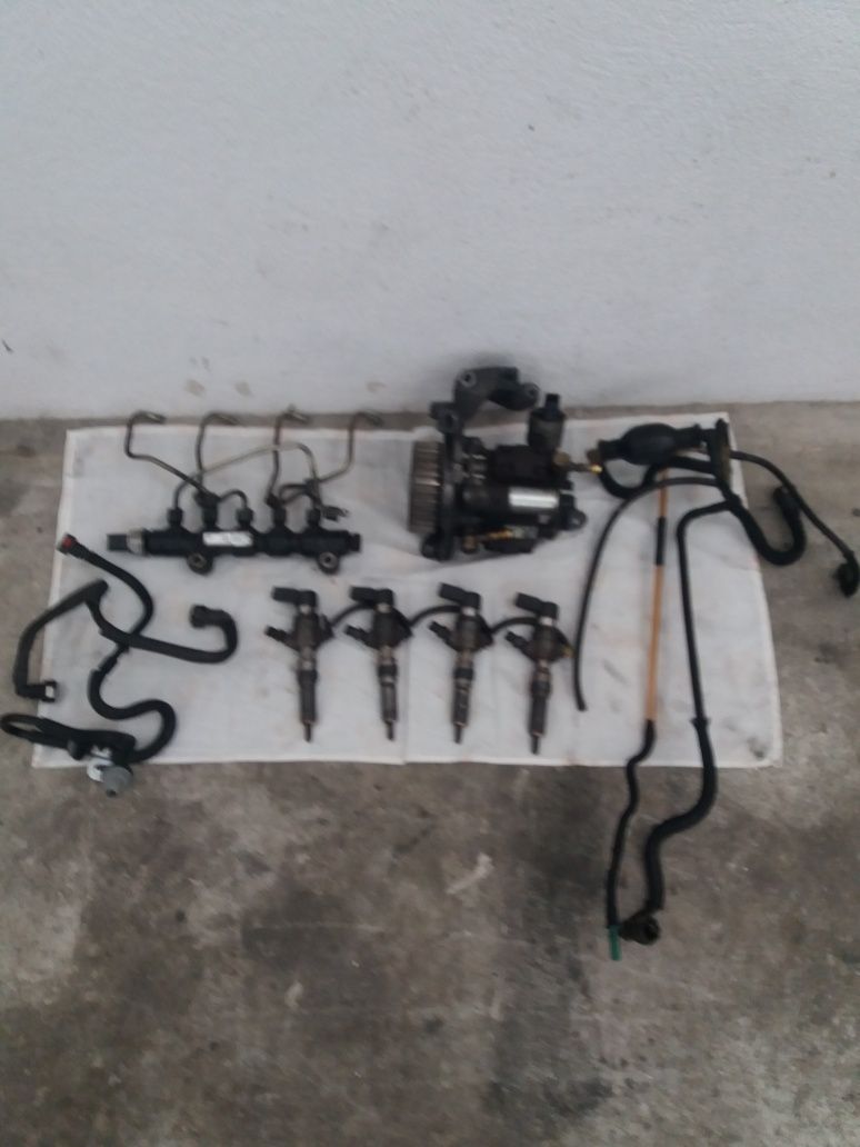 Bomba de alta pressão e injetores peugeot e Citroen 1
