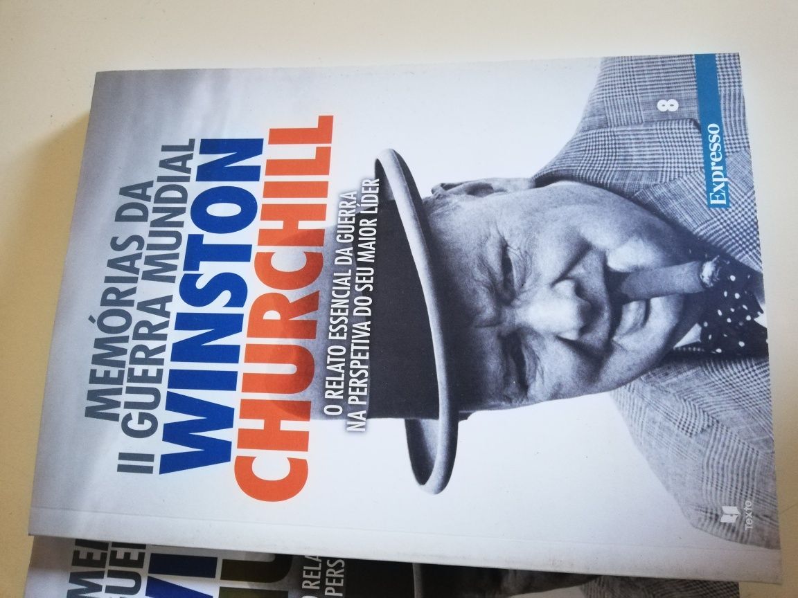 7 volumes - Memórias Winston Churchill