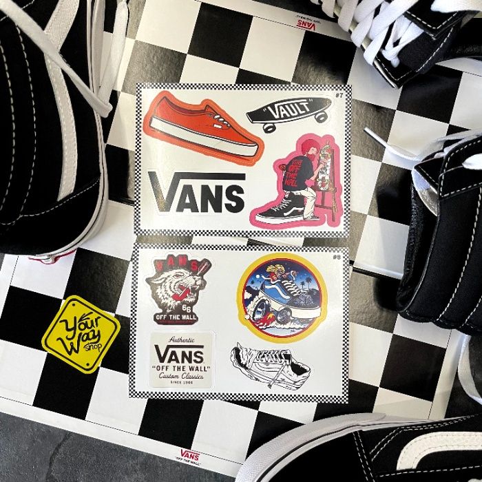 Стікерпаки, наклейки, стікери Vans