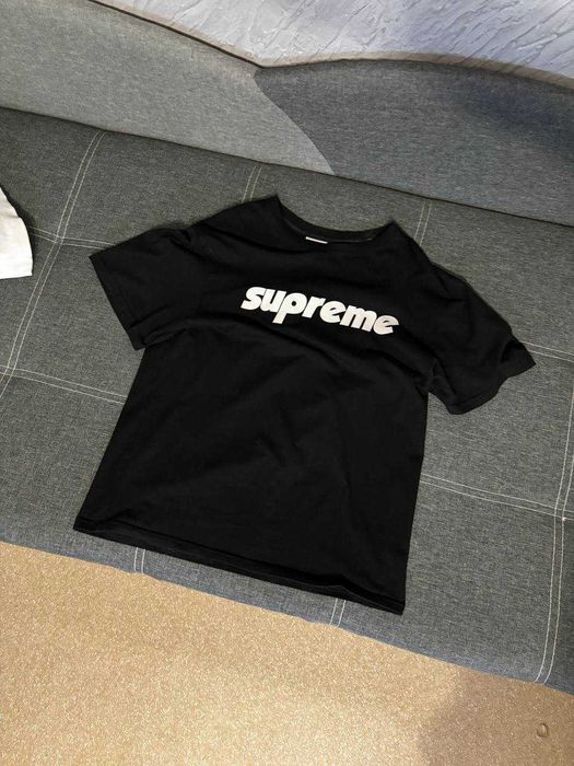 Чорна SUPREME Футболка / S