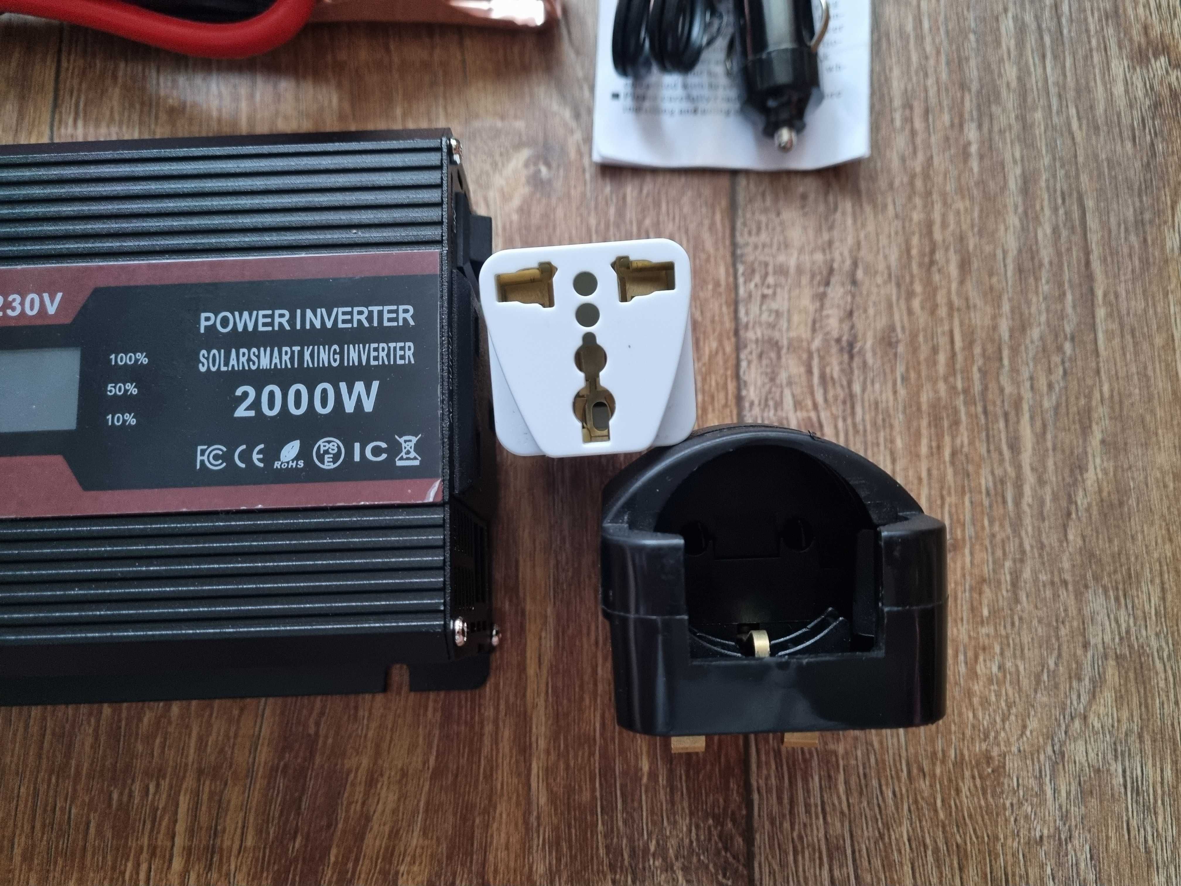 Инвертор 12V-220 LVYUAN 2000W с дисплеем и 2 USB