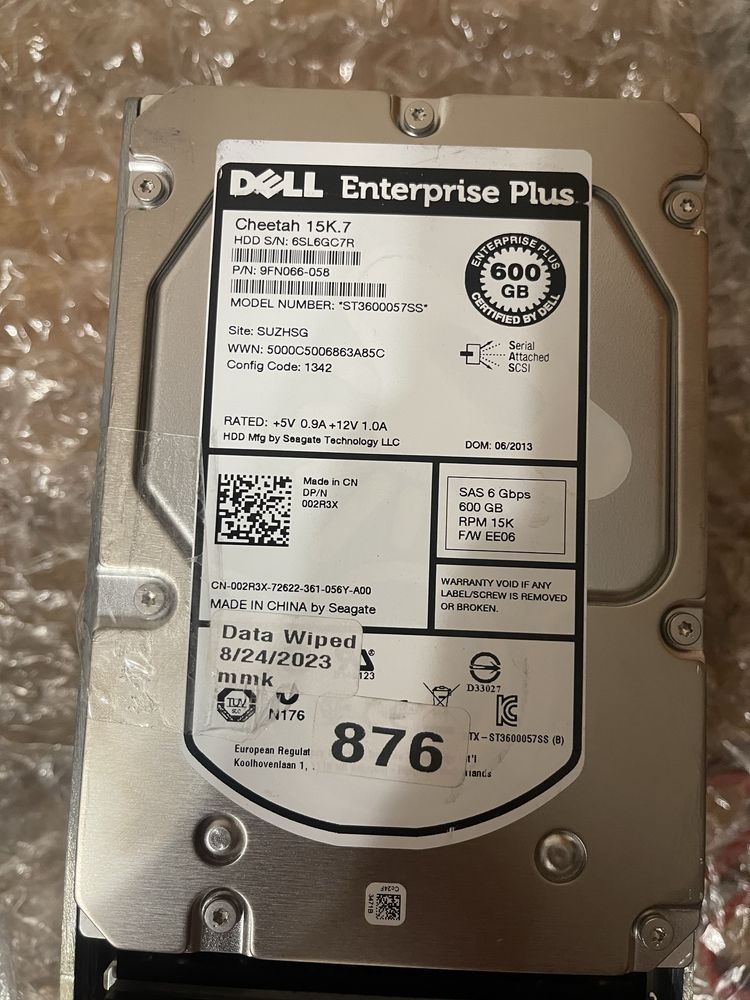 Диcкoвий мacив DELL E05J EQUILOGIC PS6100 24-SLOT LFF (24x600GB) SAS