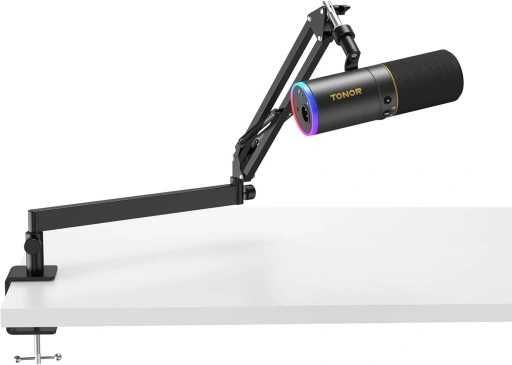 Mikrofon tonor td520s+ xlr usb rgb do streamu podcastu pc ps5