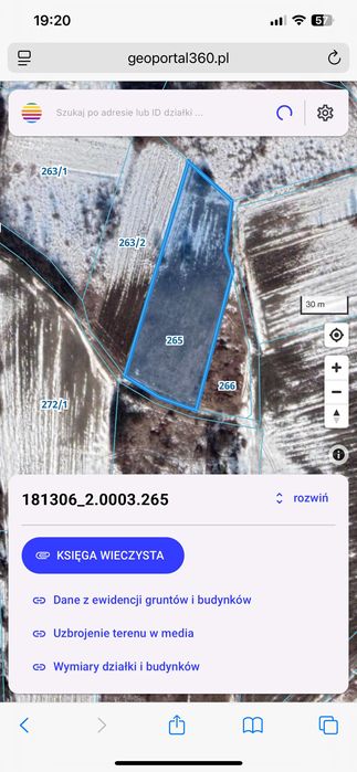 Sprzedam grunty orne 2.9ha  Jaksmanice