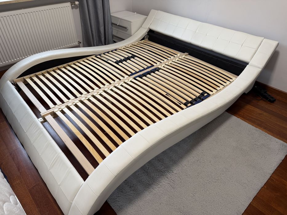 Łóżko 160x200  LED, stelaze x2