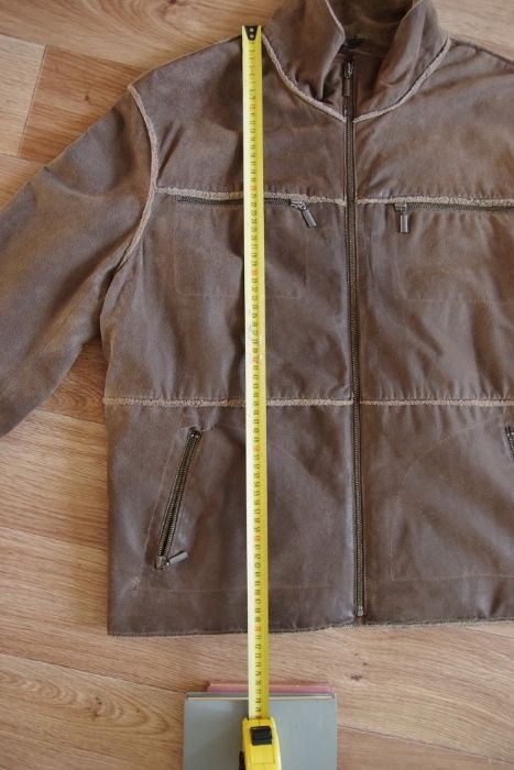 Замшевая кожаная куртка C&A Angelo Litrico, р. L 52, с уклоном в 54