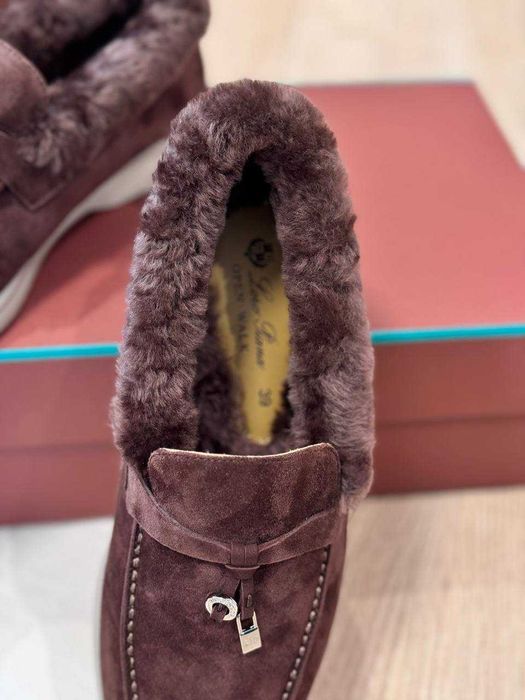 Лофери Loro Piana 39р / утеплені Лоро Пиана LP Лоро Піана Лоферы Lux