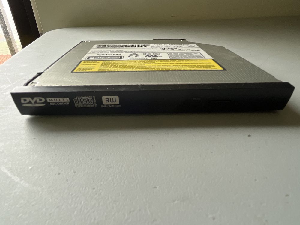 Leitor / gravador de dvd para portátil