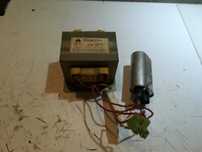 Transformator mikrofali YLEC KHT R801 ECKA wraz z kondensatorem.