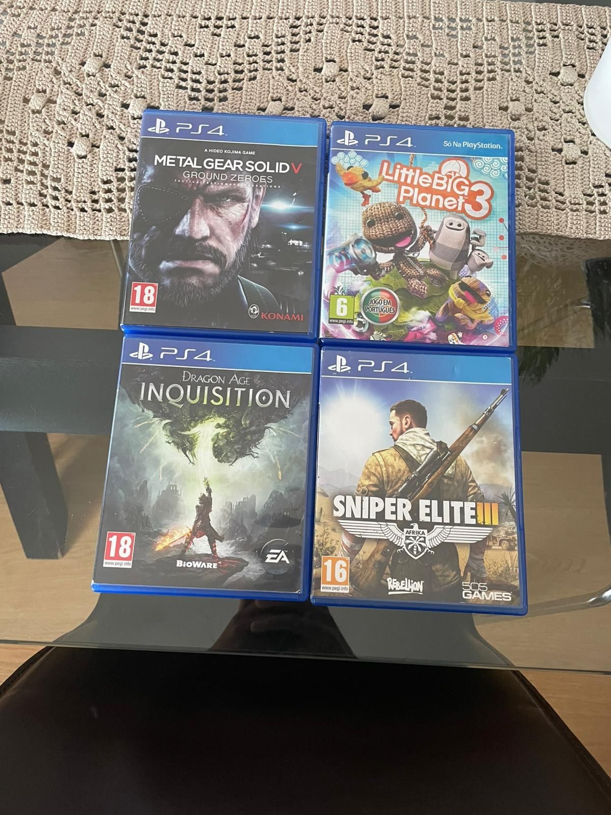 Jogos de PS4 e PS5 originais - Diversos títulos em excelente estado