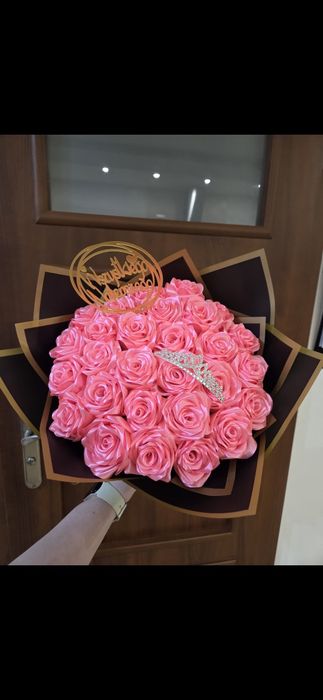 Róże wstążka, wieczne róże,boxy prezentowe