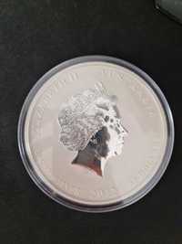 Srebrna moneta 1kg Rok smoka 2012