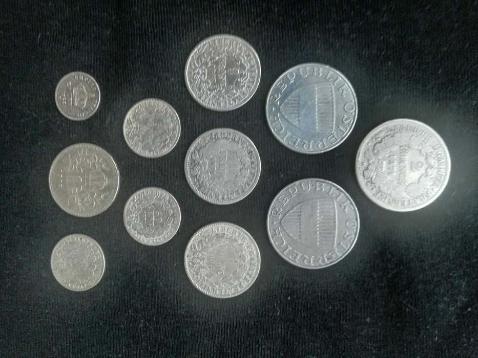 Monety srebrne Stara Francja, Austria 1866-71