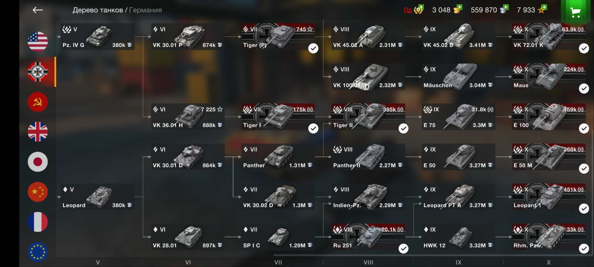 Продам аккаунт wot blitz евро сервер