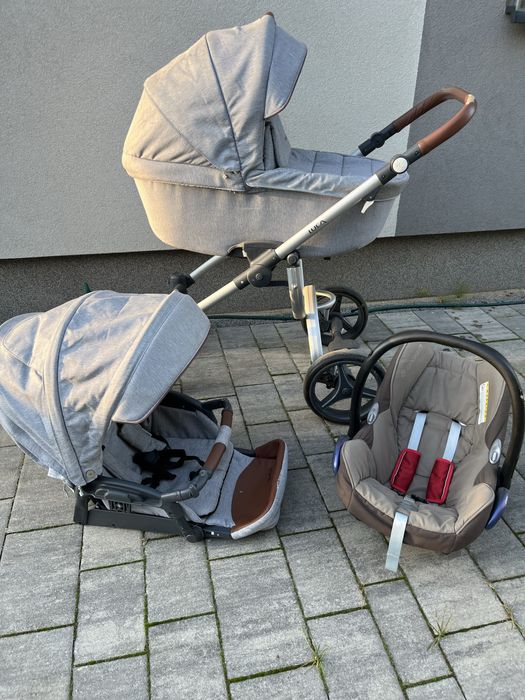 Wozek Bebetto Luca gondola, spacerowka i fotelik