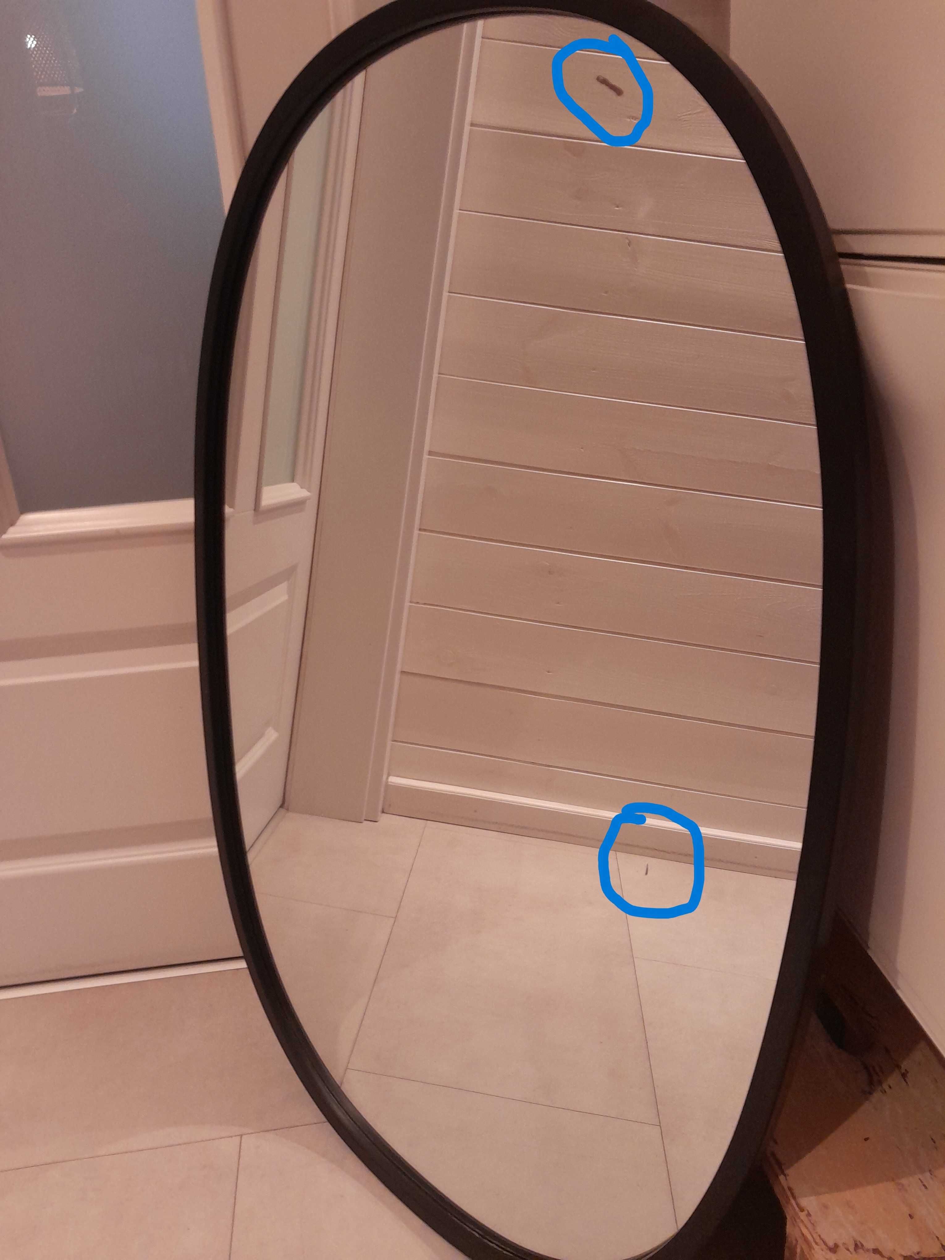 Lustro wiszące UMBRA Hub 61 x 91 czarne nowe  zwrot outlet