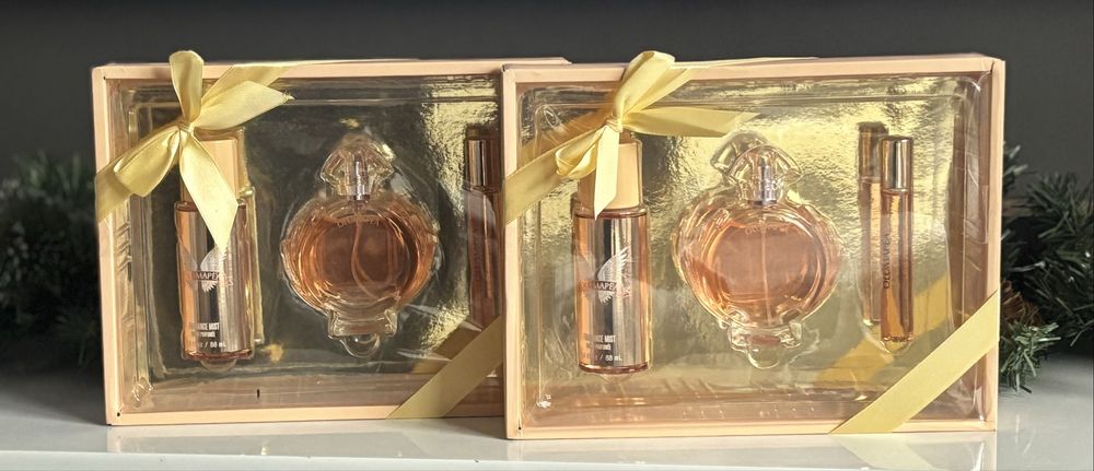 Dwa zestawy prezentowe perfumy