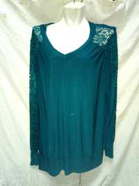 Новая 23 Блуза зеленая женская. Размер 54