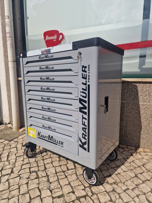 Pormação de carrinho de ferramenta 8 gavetas completas novo