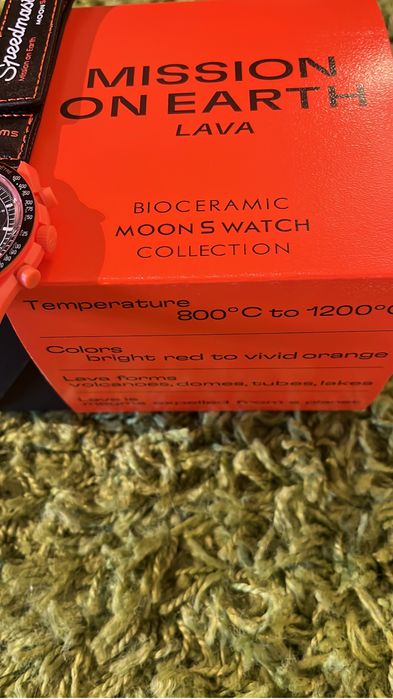 Swatch omega mission to lava