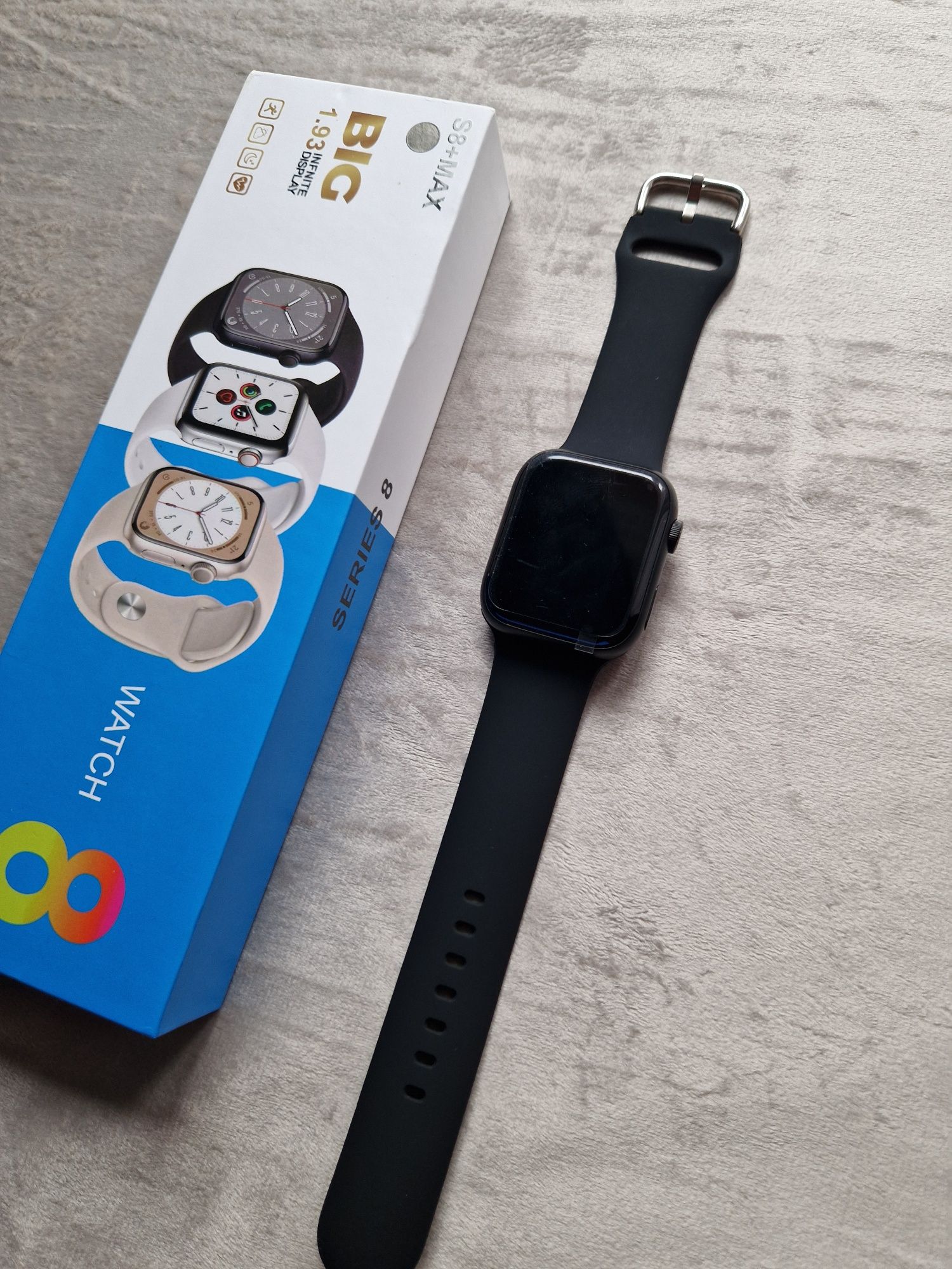 Smartwatch s8+ max czarny