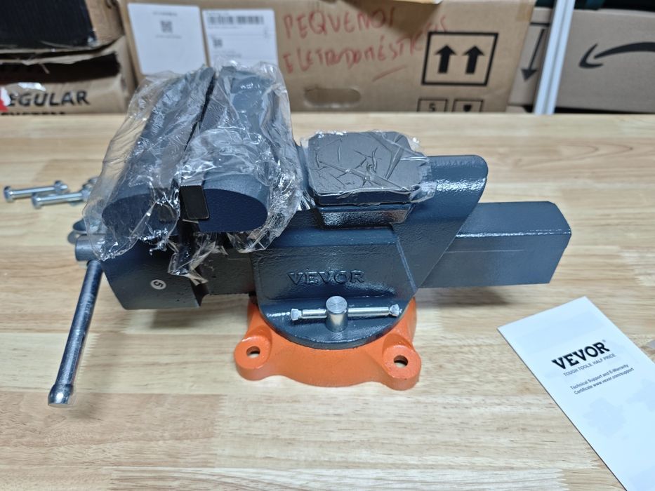 Torno de bancada Vevor 6 polegadas (Novo na caixa)