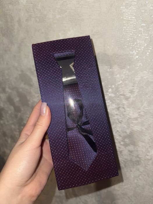 Подарунковий набір краватка + запонки