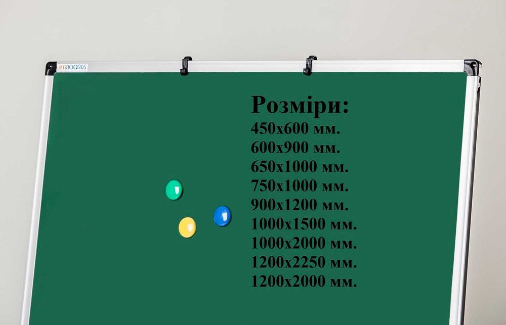 Дошка магнітна крейда/маркер Суми. Доска фліпчарт