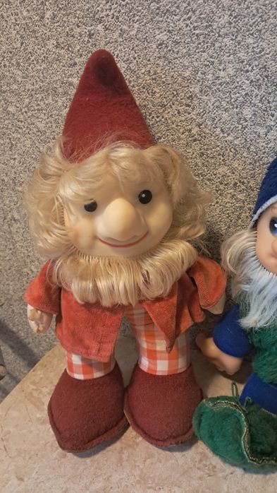 Кукла Гном Гдр мягкотелая редкая