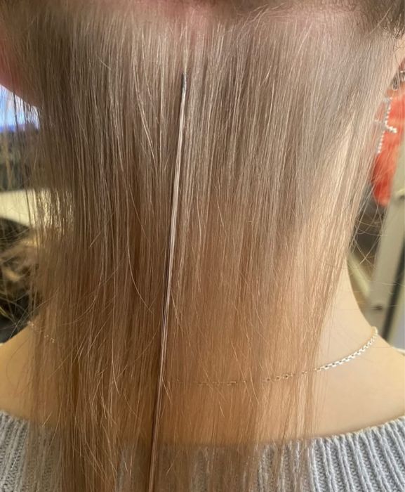 Капсульное наращивание натуральных/термоволос.