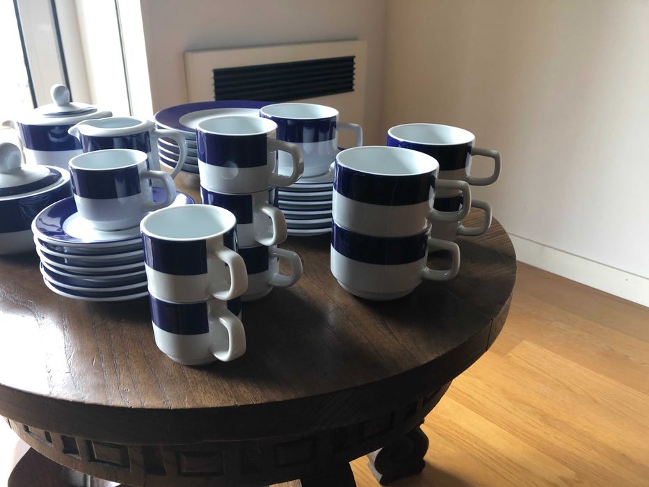 Serviço chá e café porcelana Costa Verde
