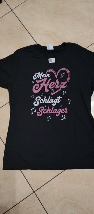 T-shirt damski czarny rozm.M