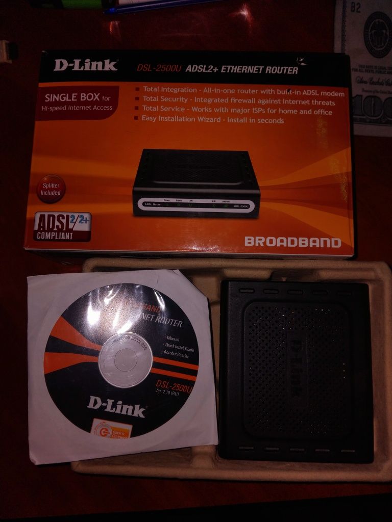 Маршрутизатор D-Link DSL-2500U