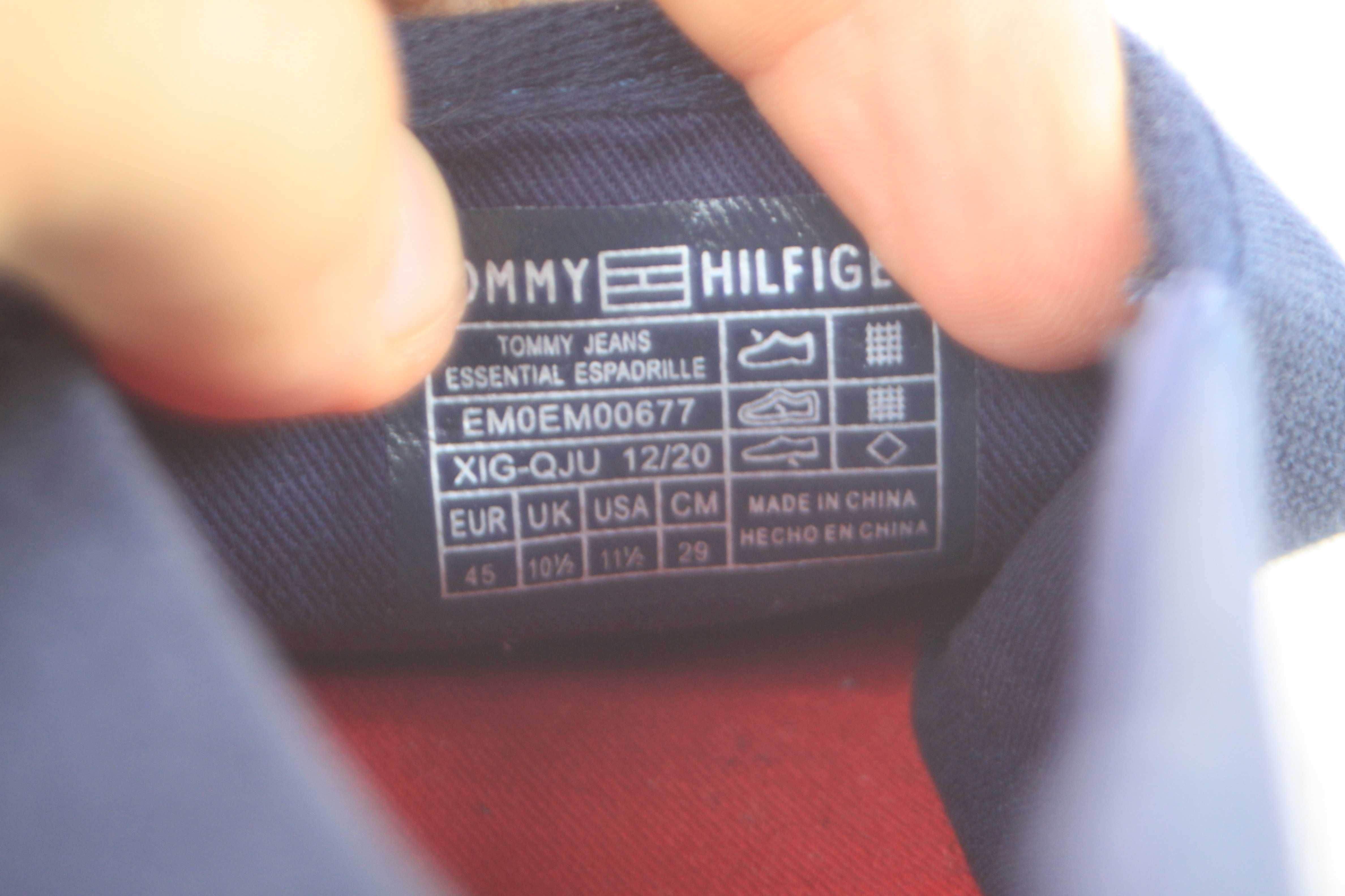 Кеды эспадрильи Tommy Hilfiger США оригинал 44,5р слипоны