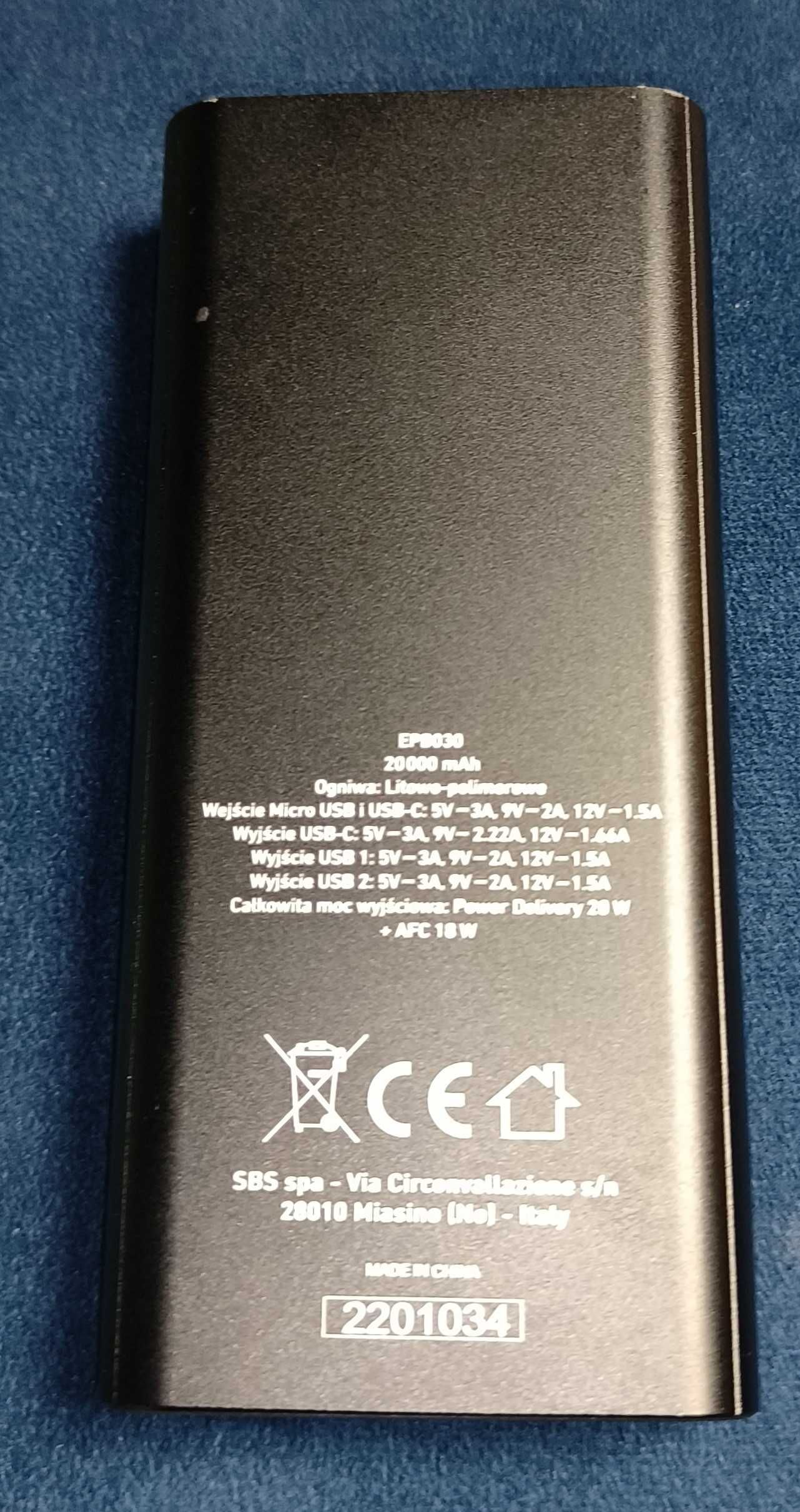 Powerbank Reinston Ultra 20000 mAh EPB030