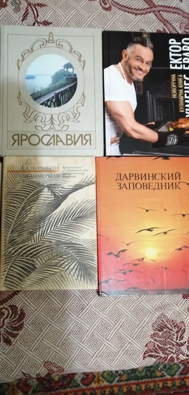 Кулінарні книги Ектора Браво, і деякі інші.