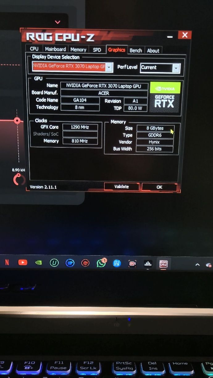 Portátil Acer nitro 5 Rgb vendo ou troco