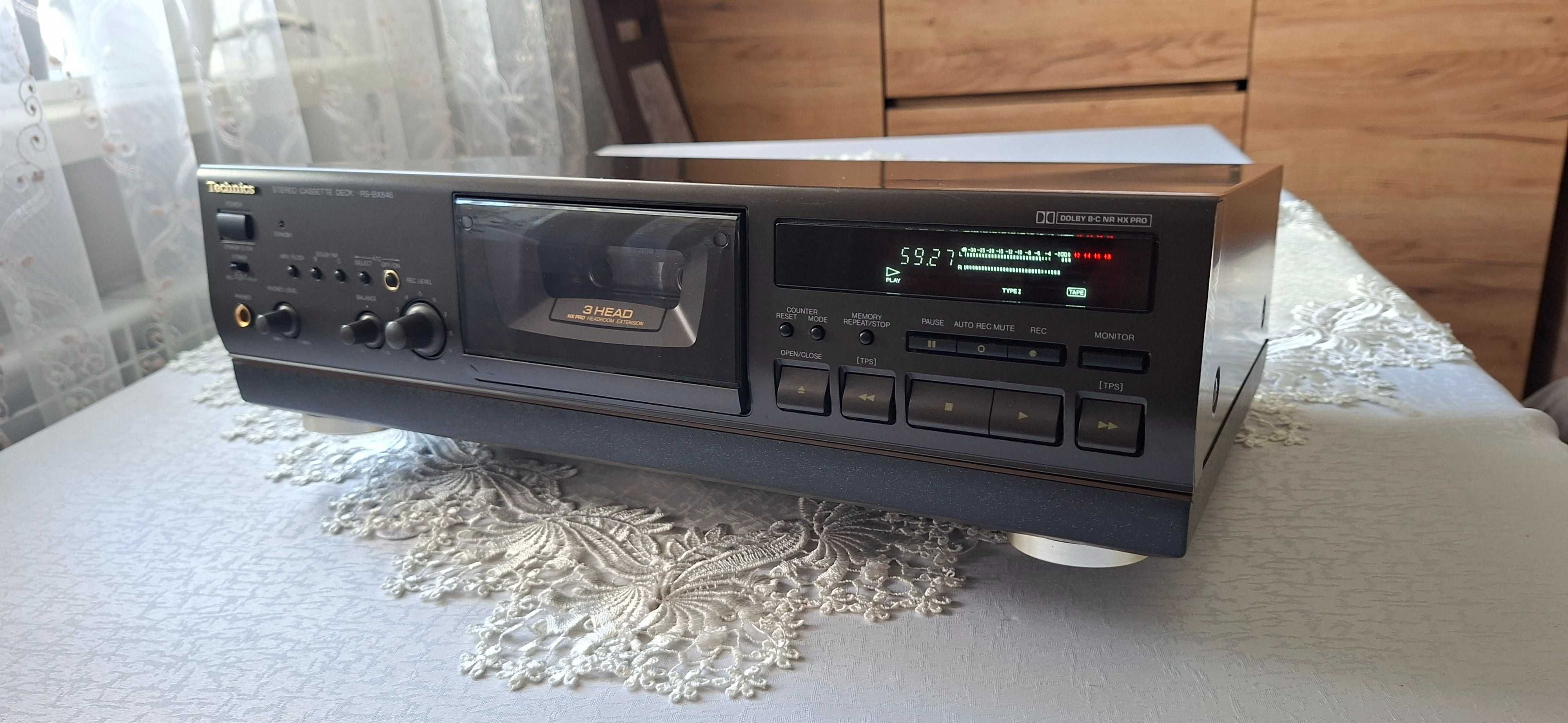 Technics Stereo Casete Deck RS BX 646